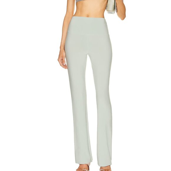 Norma Kamali Dried Sage Boot Pant XXS